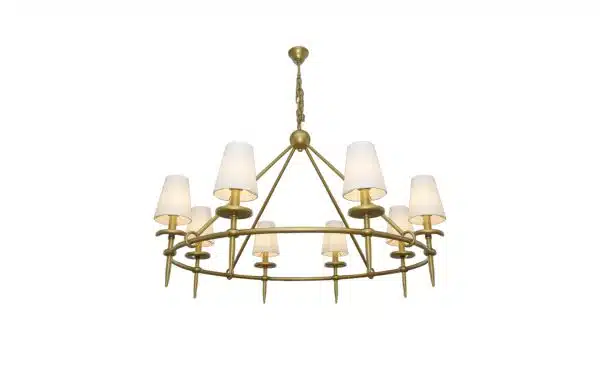 Home Decor Ceiling Lights Chandelier D5260-8G Front View