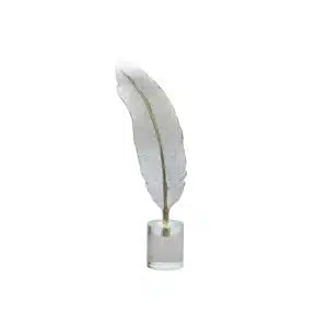 Home Decor Scluptures FA-SZ1801A Feather Decor Front View