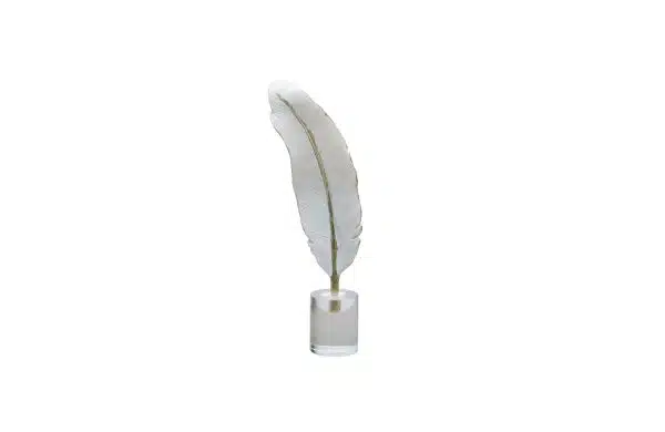 Home Decor Scluptures FA-SZ1801A Feather Decor Front View