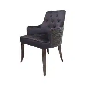 Home Decor Coda Dining Chair 20 Black Side View