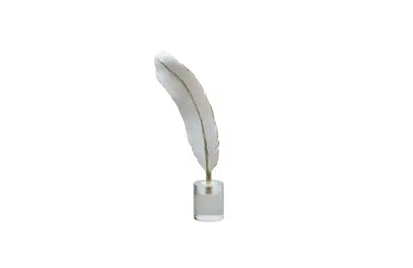 Home Decor Scluptures FA-SZ1801A Feather Decor Side View