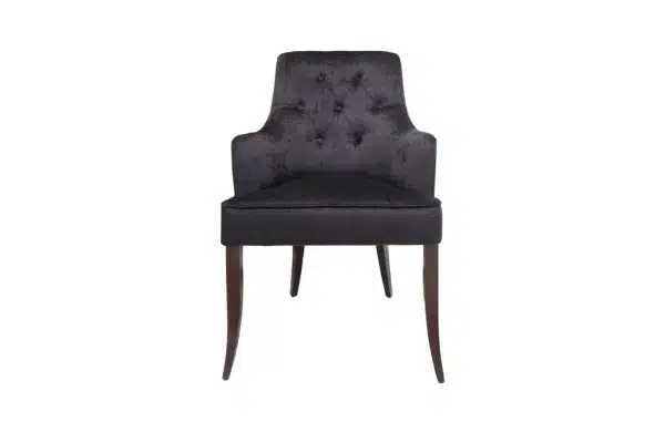 Home Decor Coda Dining Chair 20 Black Front View