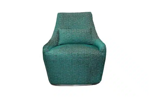 Home Decor Armchair Sigma Lounge Chair M 1360 Teal (set) Front View