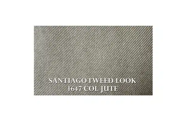 Home Decor Etta Dining Armchair STL1647 Jute (Button) Fabric SANTIAGO TWEED LOOK 1647 COL JUTE