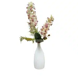 Home Decor Flower Arrangement No.Q Short Bottle Magnolia Front View