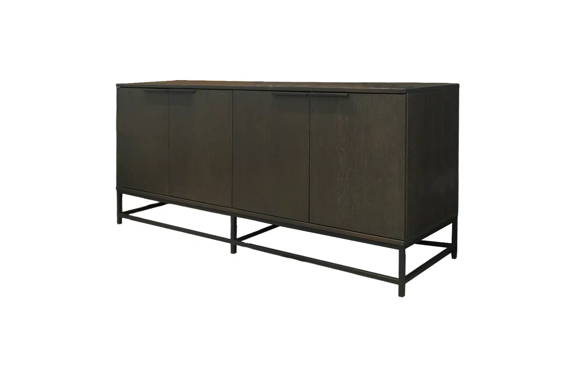 Home Decor Home Decor Theron 4 Doors Sideboard Side View