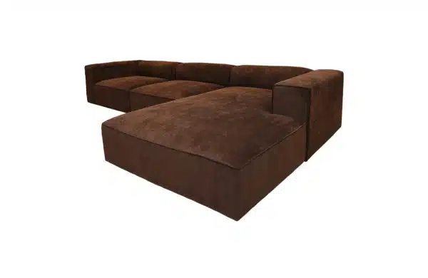 Home Decor Sectional & Corner Sofas Tori L Sofa SV Expresso Side View