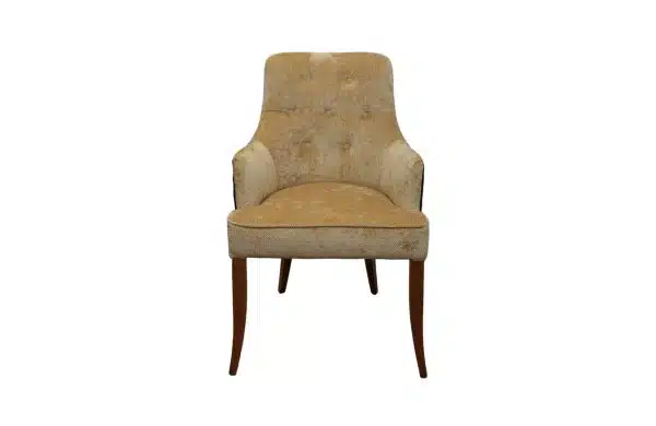 Home Decor Coda Dining Chair HB Cream ( Quilt ) Front View