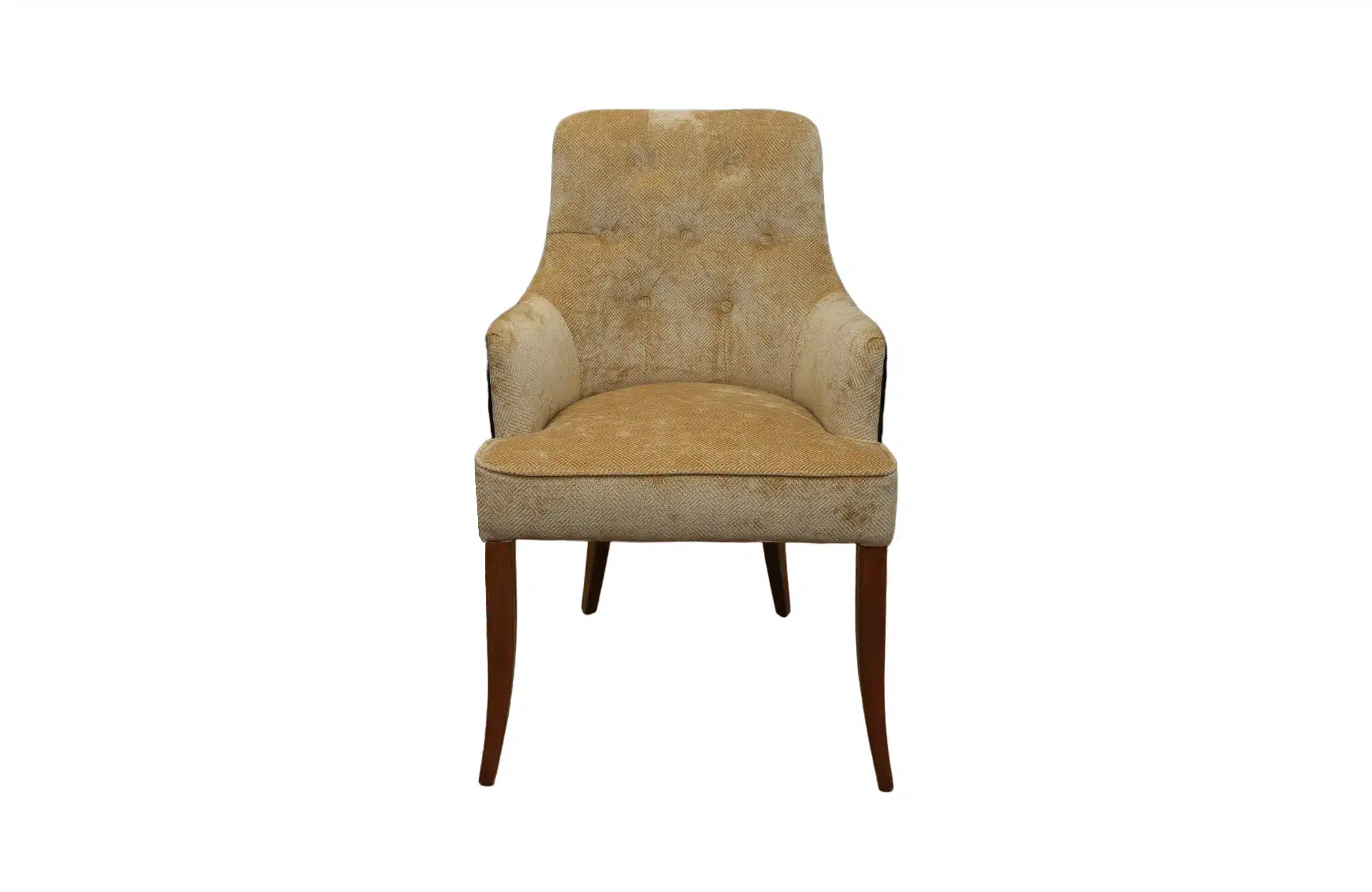 Home Decor Coda Dining Chair HB Cream ( Quilt ) Front View