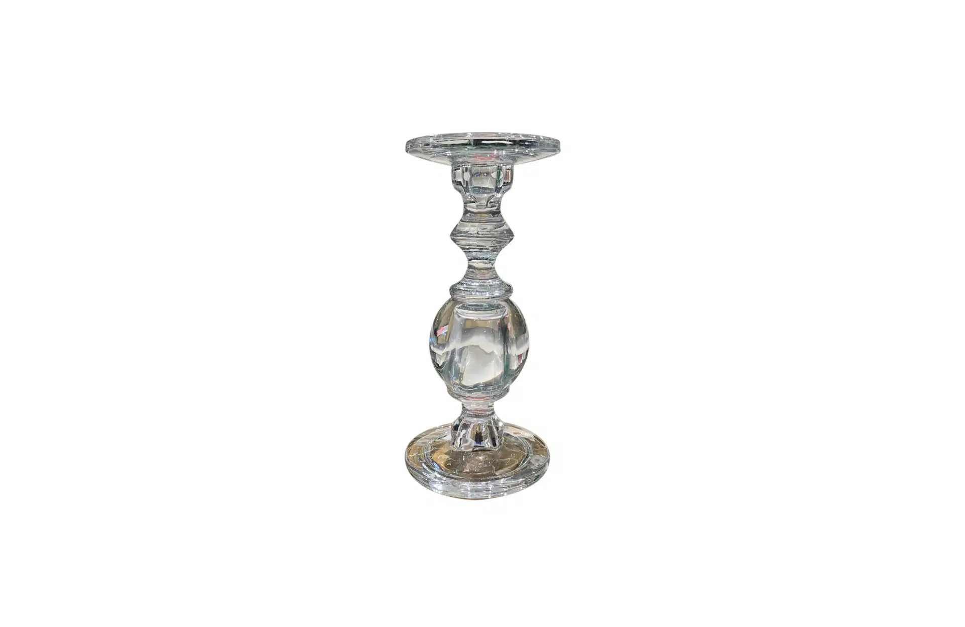 Home Decor Candle Holders Radiance Tealight Holder Glass AV75315 Front View