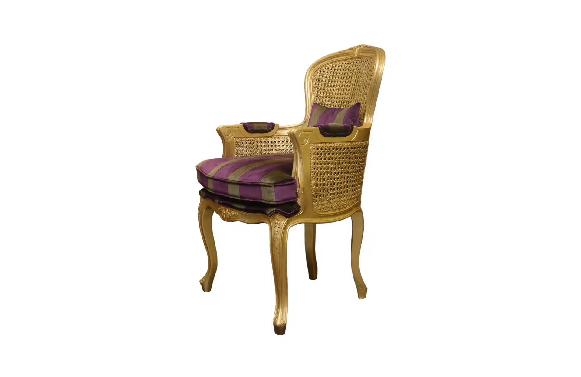 Home Decor Armchair De Mailly Chair MVS RG 1B Purple Side View