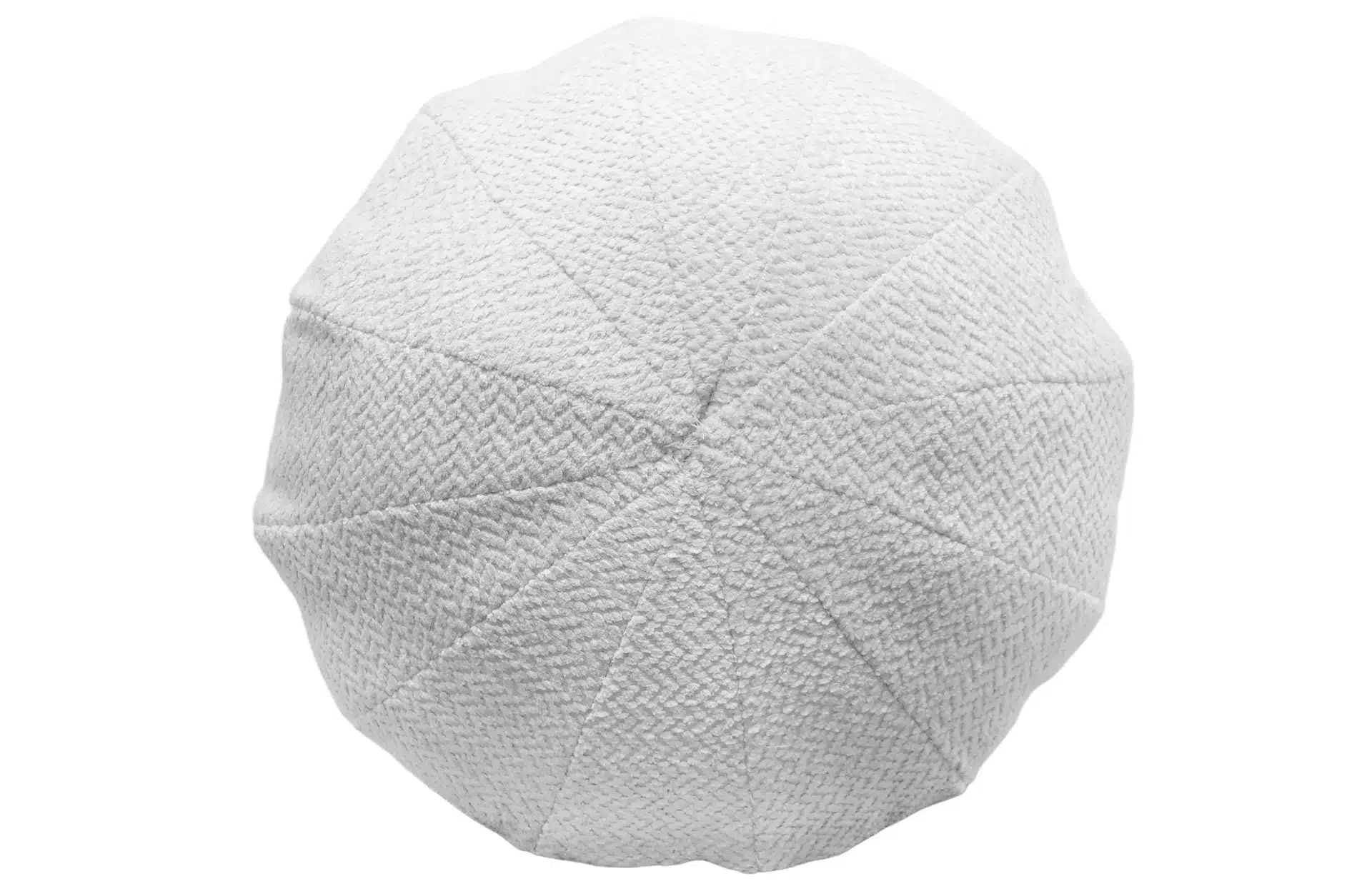 Home Decor CHN2003032828 Round Cushion 45 White Top View