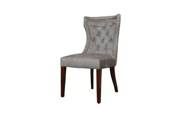 Home Decor Hestia Dining Chair Bliss Dove Side View