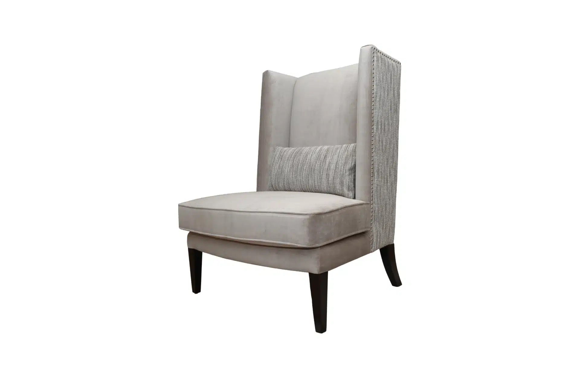 Home Decor Armchair Geometro Diamond Lucianda 13992-01 Side View