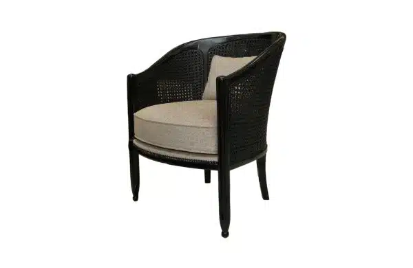 Home Decor Porto Rattan Armchair FP 11 Funghi Side View