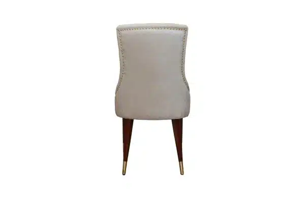 Home Decor Beker Chair RC 01 Sandshell (Slop Bulat) Back View