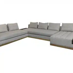 Home Decor Sectional & Corner Sofas Daniel L Sofa SA 10072-03 Side View