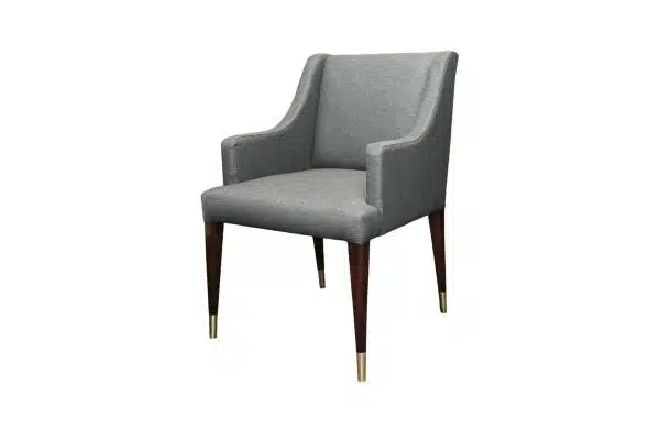 Home Decor Wyne Dining Chair T 48 Pewter Side View