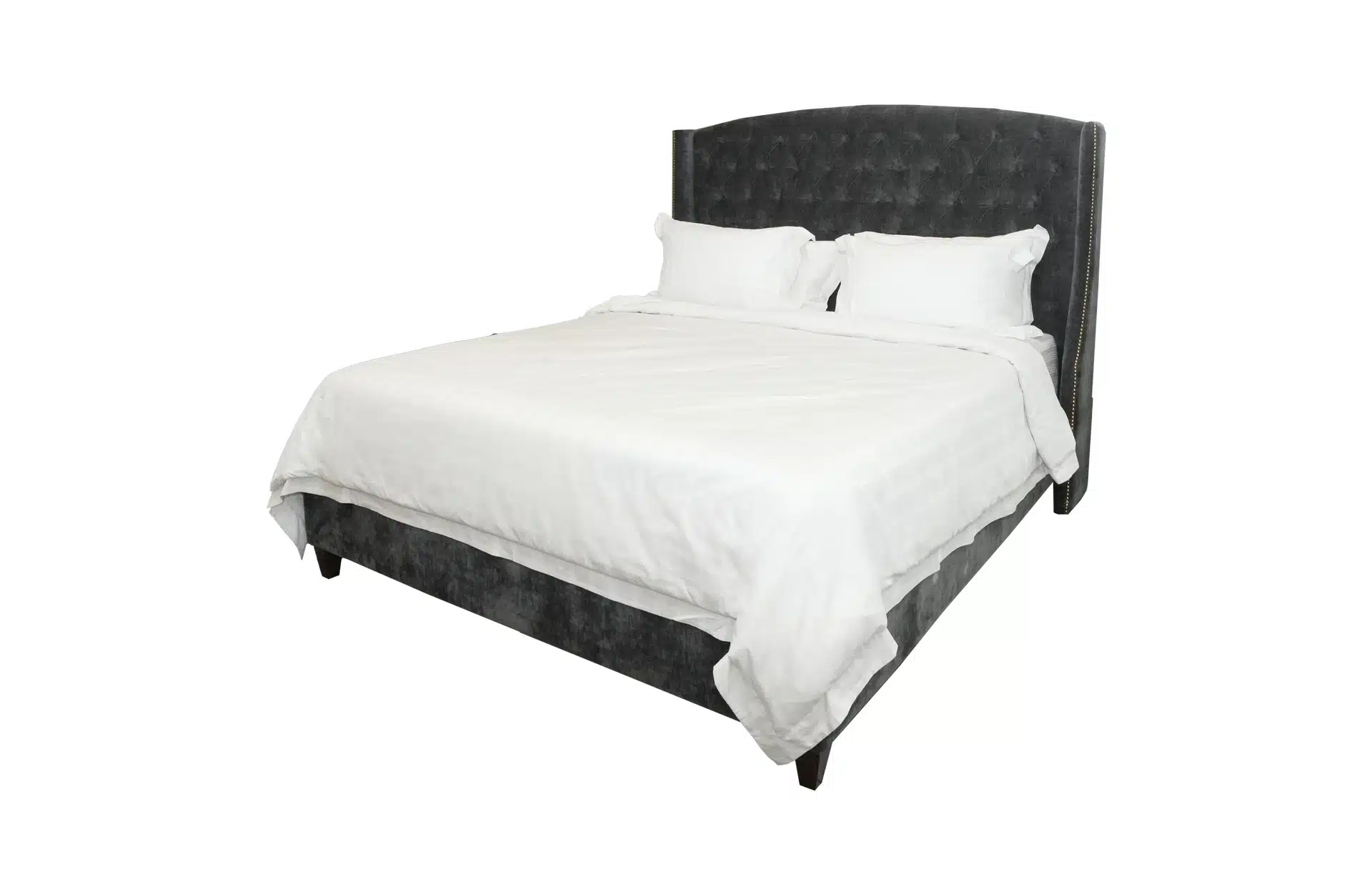 Home Decor Brome Bed Set AG 117 Graphite Side View