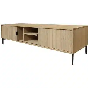 Home Decor TV Stands Vuelta Low Media Console Side View