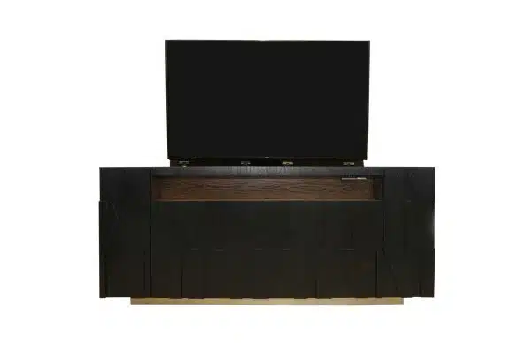 Home Decor TV Cabinets TV Lift Console CP75 Front View Opens The TV