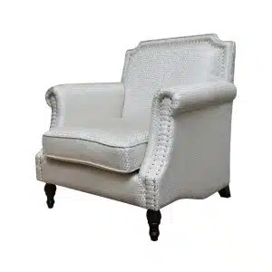 Home Decor Loewy Armchair FH Champagne Side View