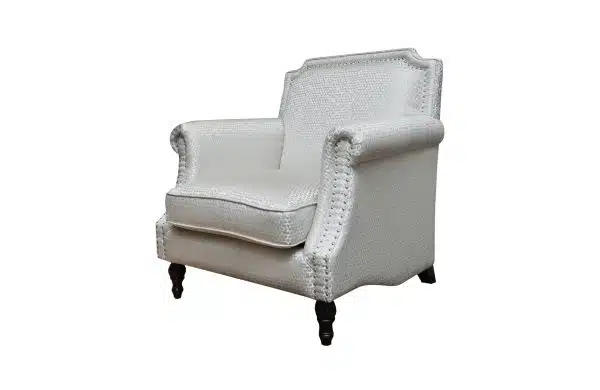 Home Decor Loewy Armchair FH Champagne Side View