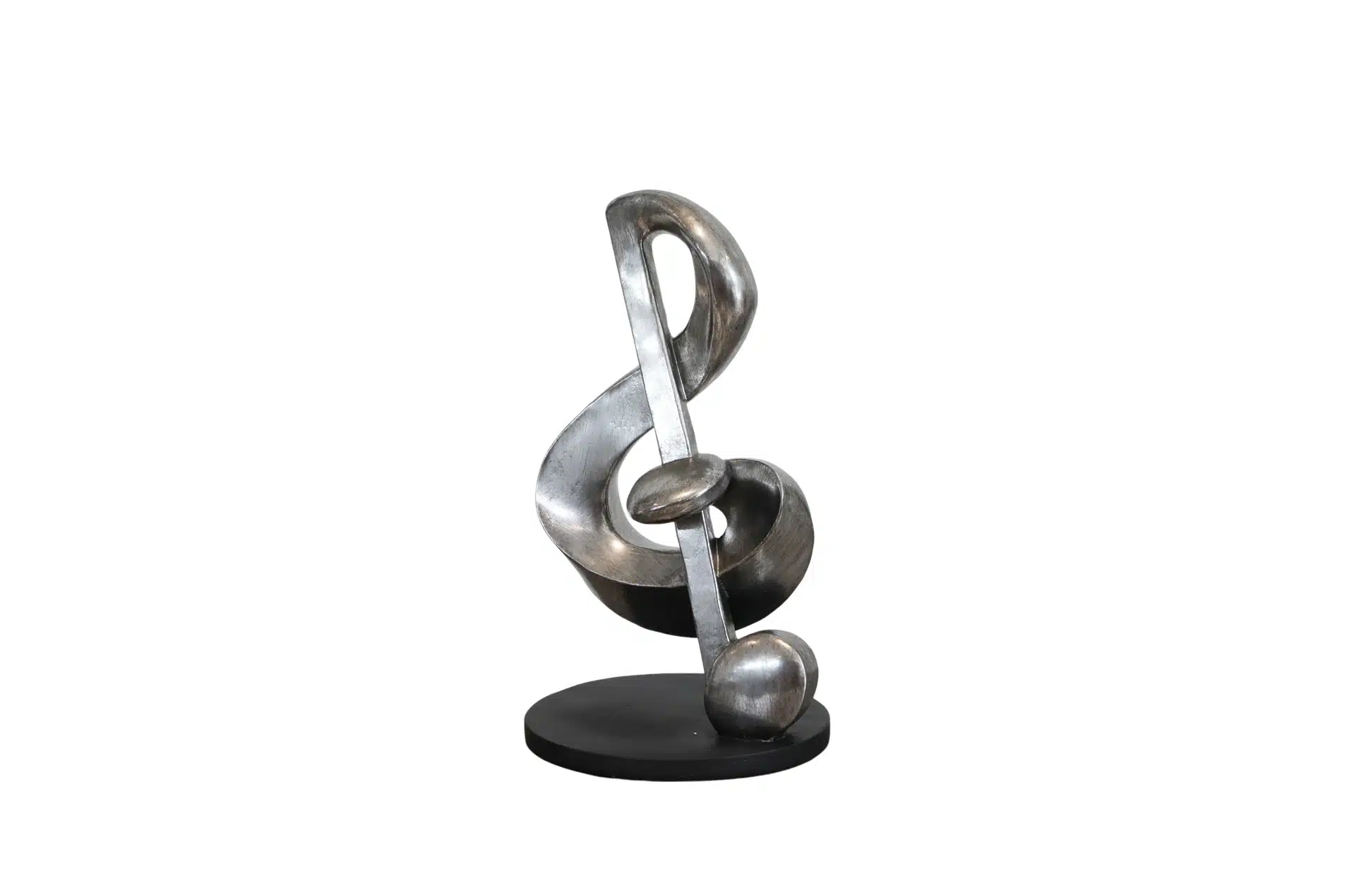 Home Decor Scluptures Resin Treble Clef Sliver FC-SZ24023 Side View