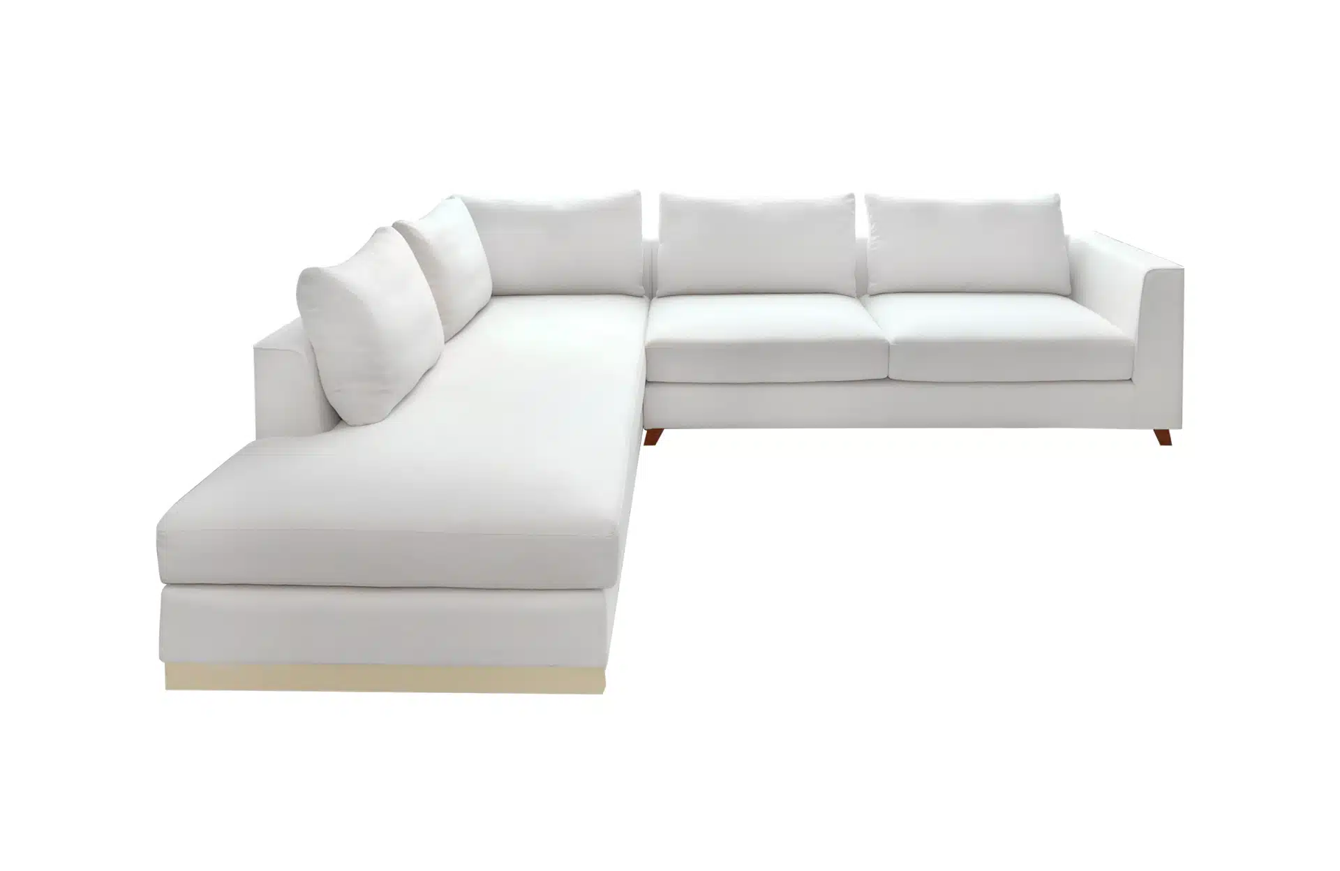 Home Decor Sectional & Corner Sofa Lauren Sofa K 104 Cream Side View