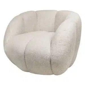 Home Decor Utrera Armchair Swivel Ote Cobble Side View