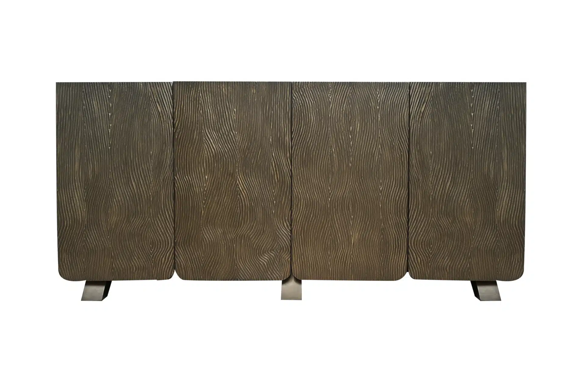 Home Decor Sideboard 4 Doors Savana Smooth Front View