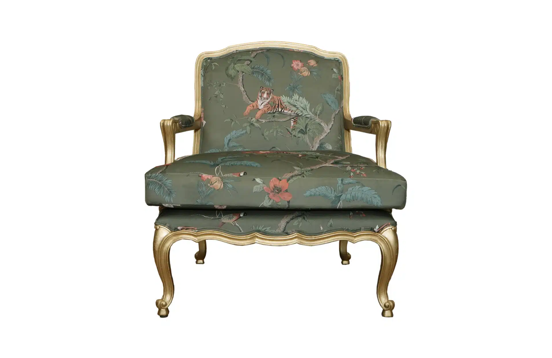 Home Decor Armchair Estate Rimini Chair FA Champagne Front View