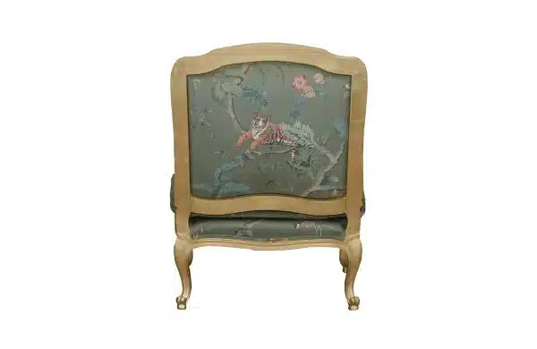 Home Decor Armchair Estate Rimini Chair FA Champagne Back View