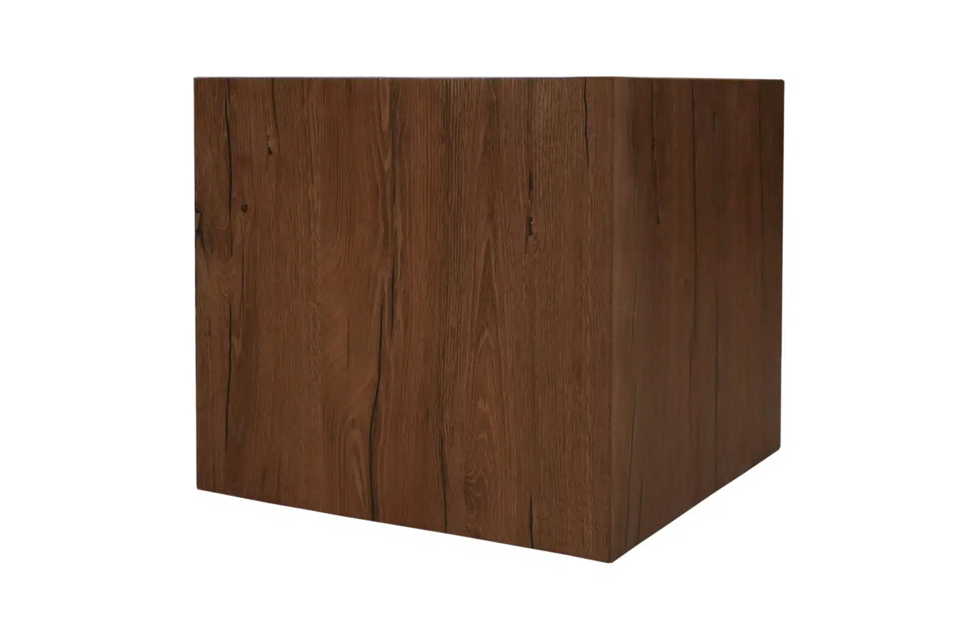 Home Decor Side Table Sullivan Cube Side View