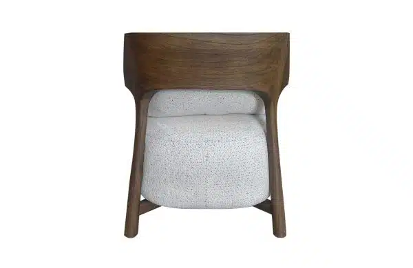 Home Decor Armchair Agil Back View