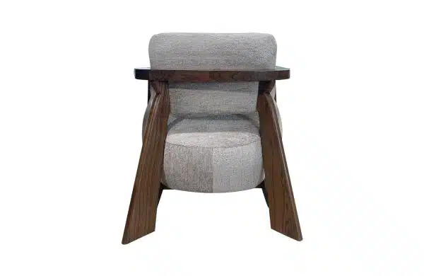 Home Decor Arm Chair Basalt Back View