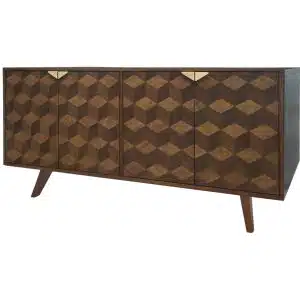 Home Decor BK-042-004 Sideboard 4 Door Side View