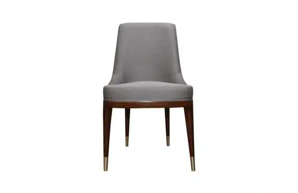 Home Decor Erico Dining Chair GR 26 Quail Front View