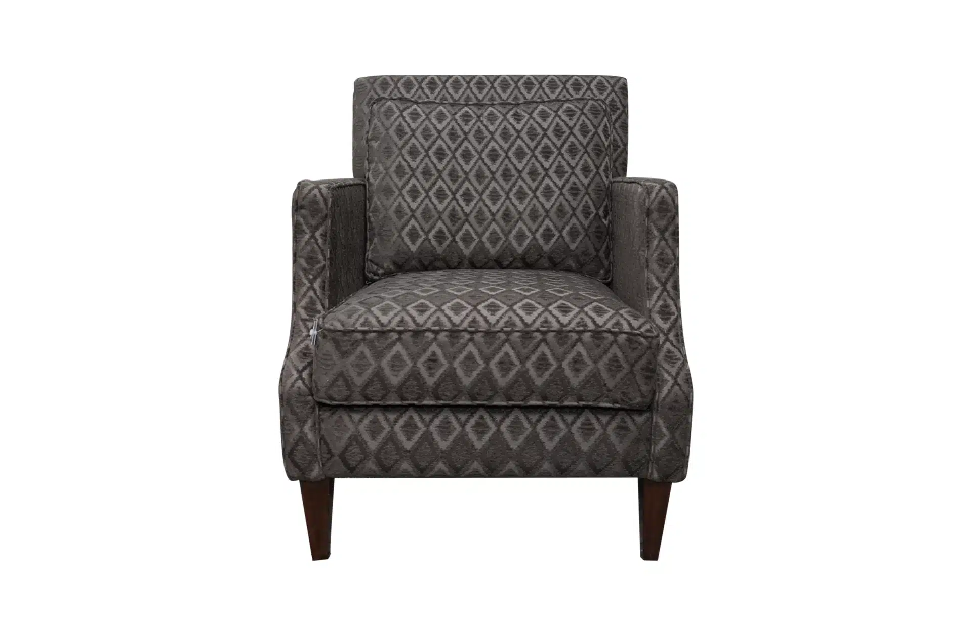 Home Decor Fay Arm Chair IA 02 Chestnut Front View