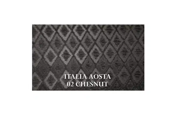 Home Decor Fay Arm Chair IA 02 Chestnut Fabric View ITALIA AOSTA 02 CHESNUT