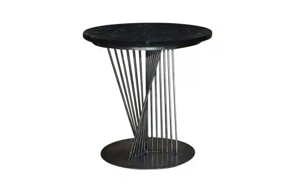 Home Decor Spiral Side Table Side View