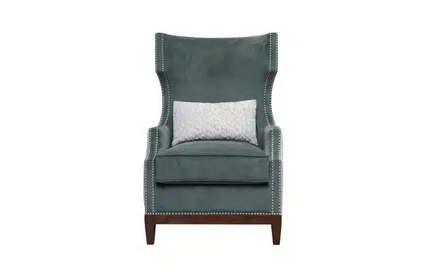 Home Decor Tresor Armchair BL Forest Front View