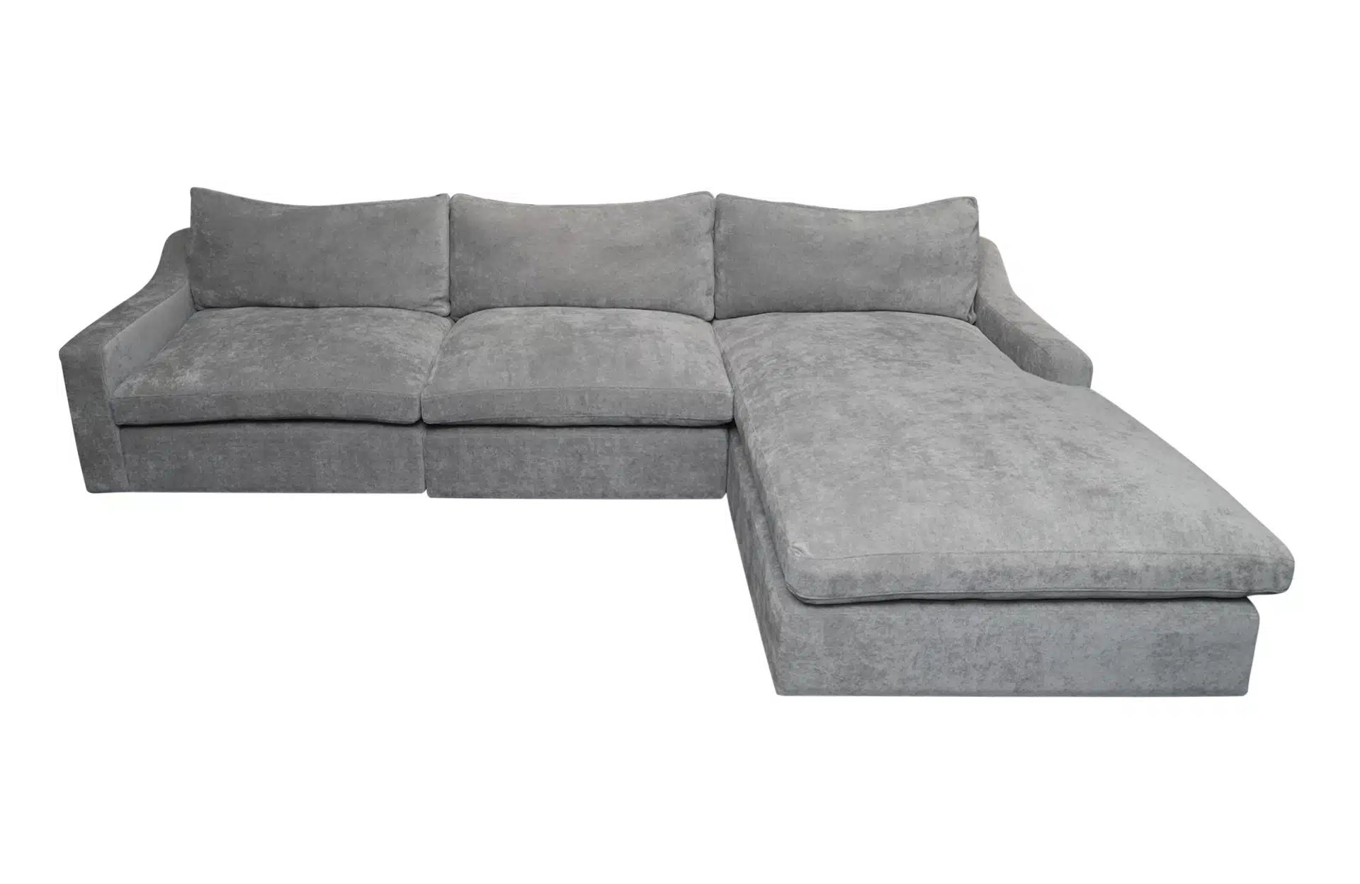 Home Decor Sectional & Corner Sofas Victtorio Cloud L Sofa MA - 0436 Front View