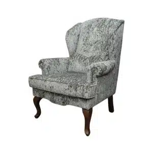 Home Decor Armchair Castaneda Wing Chair UV VF 0519-249 Grey Side View