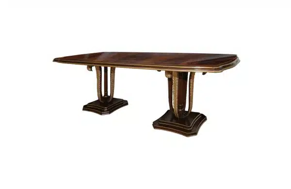 Home Decor Dining Table Plume 34863 Side View