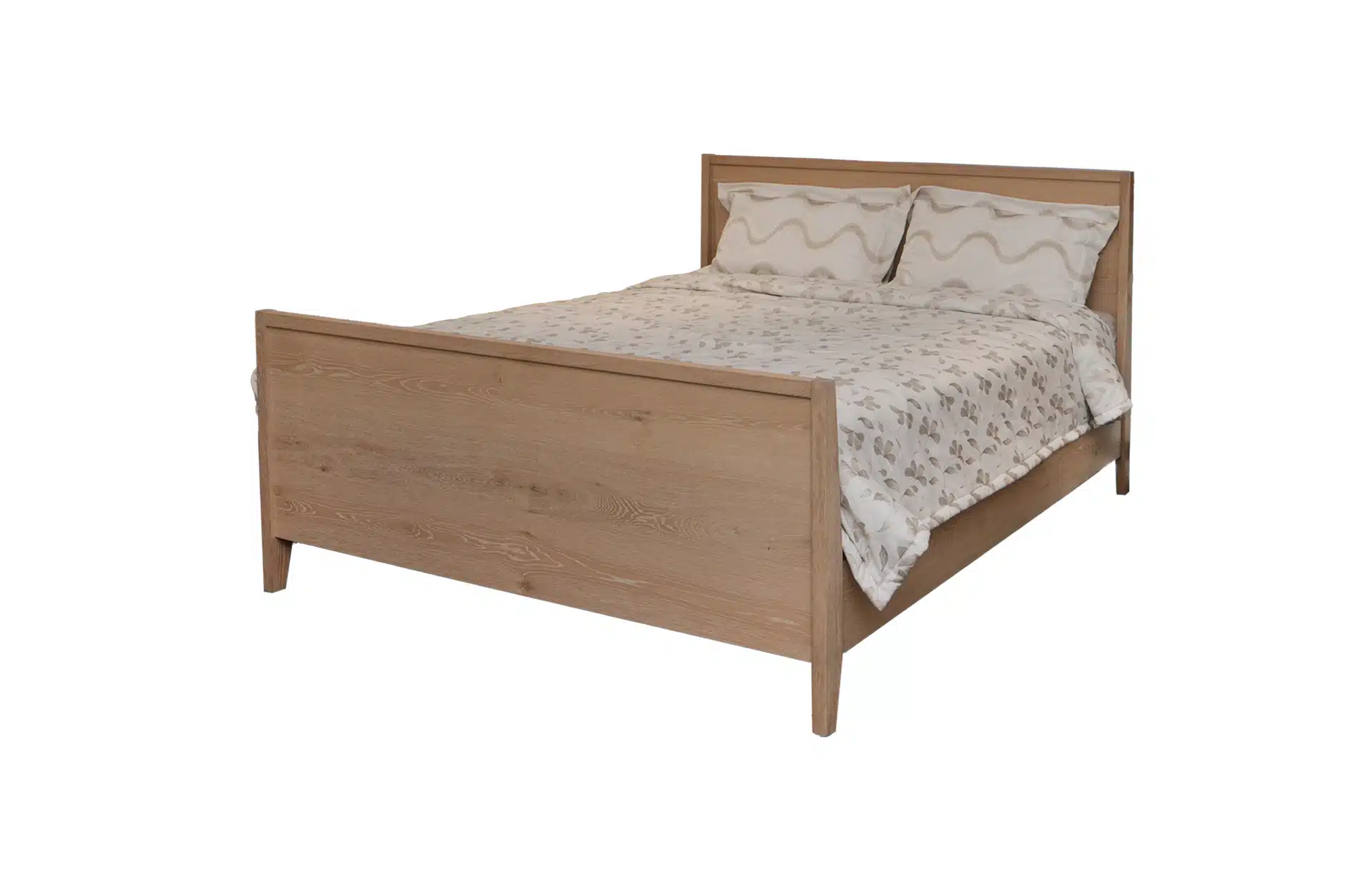 Home Decor Lawson Natural Queen Bed Side View