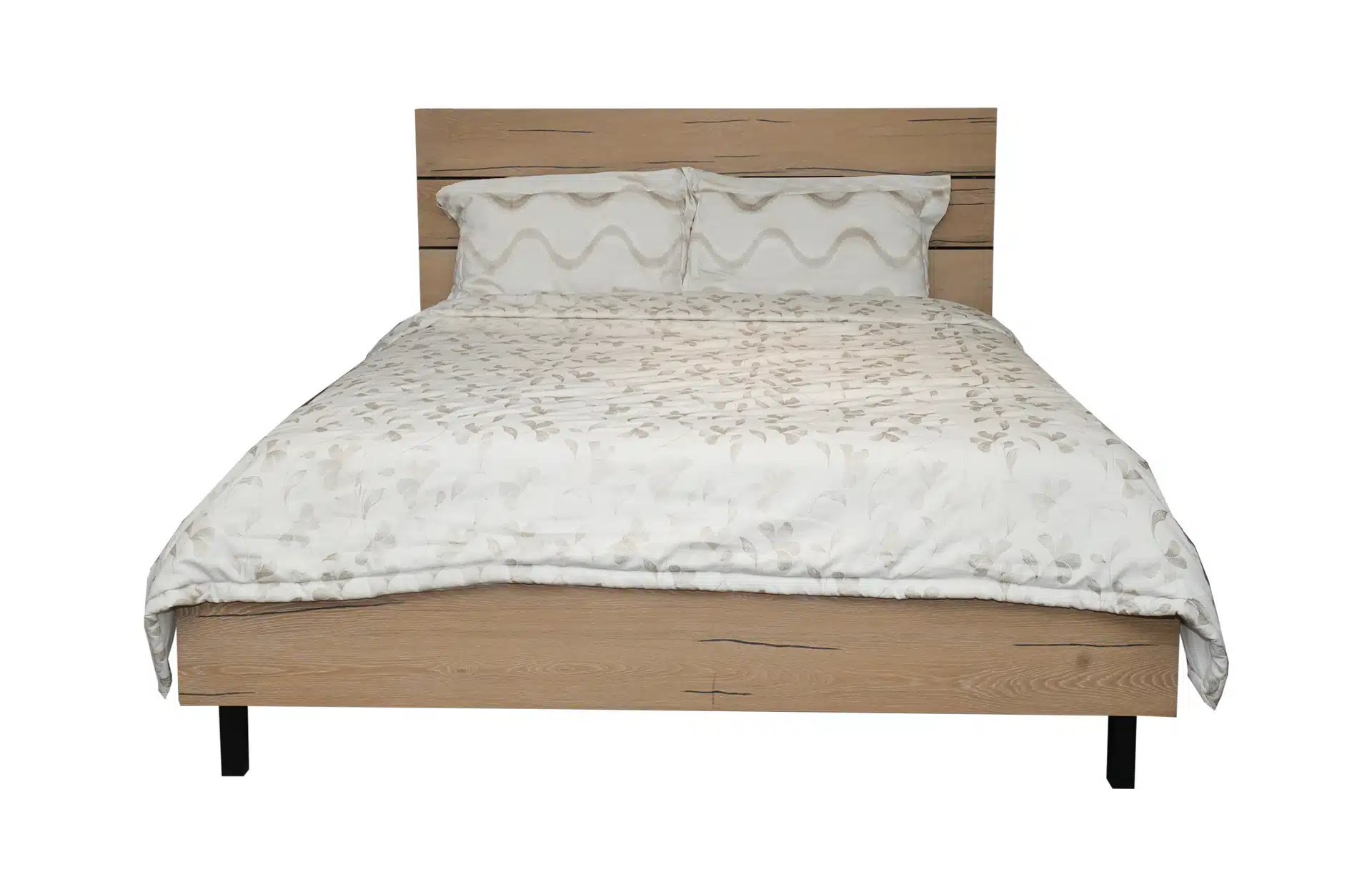 Home Decor Wild Oak Queen Bed Front View