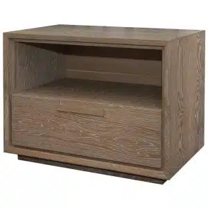 Home Decor Bed Side / Nightstand Willow 32" 1 Drawer Nightstand Navara Side View