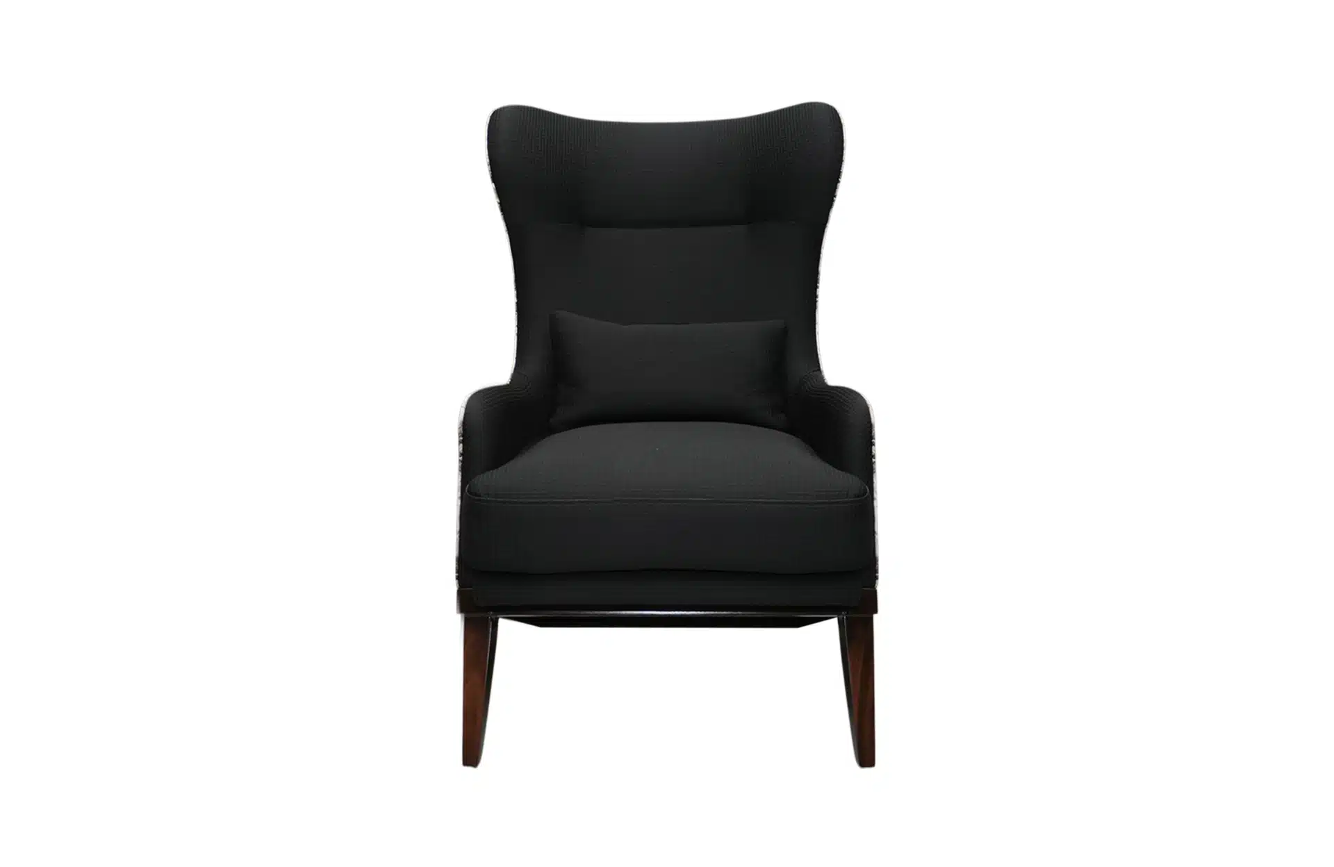 Home Decor Zee Armchair H IV CO Black Bird Front View