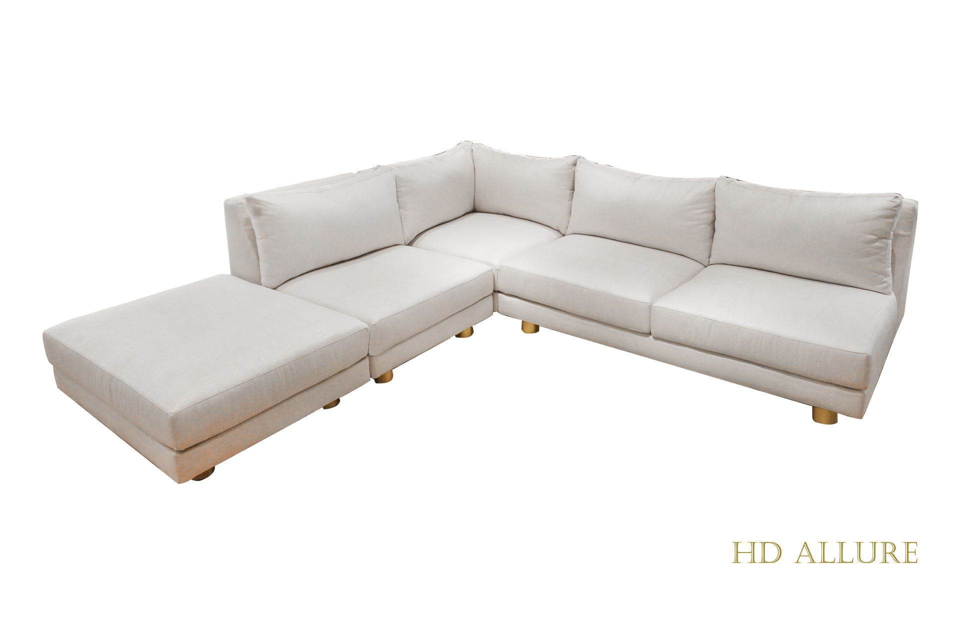 Home Decor Sofa Ucria Modular ( SET 4 ) Sectional Corner Sofa Front View